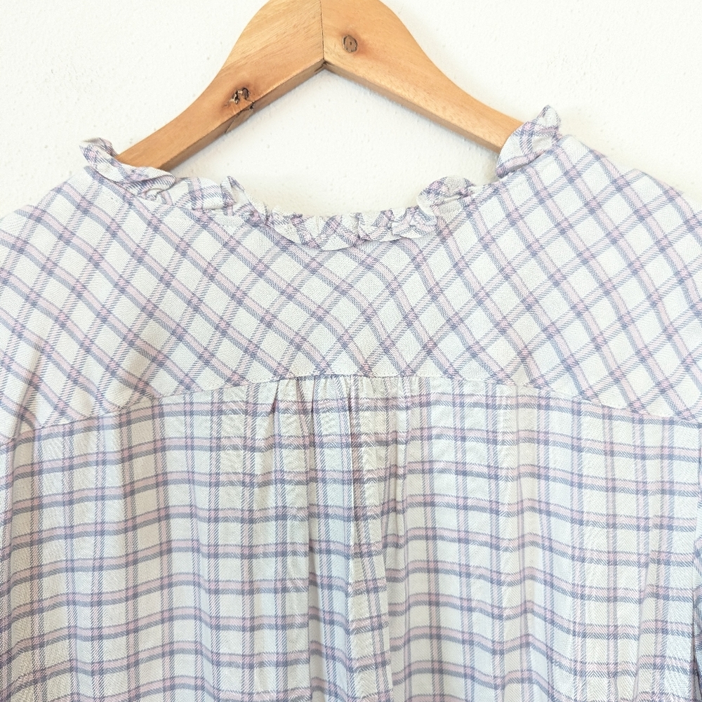 Talbots | Petite | Ruffle Detail Blouse - Picture 7 of 10